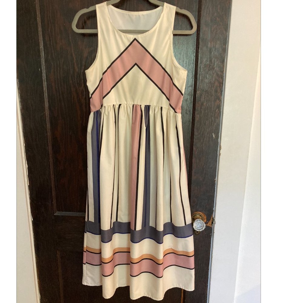 Midi Dress, Multicolor